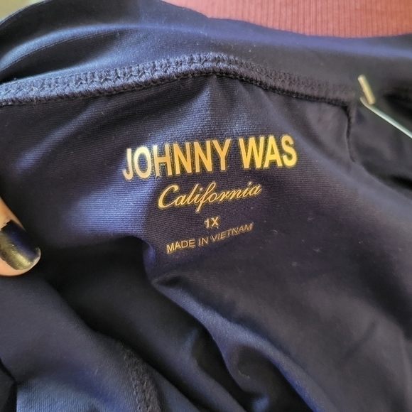 Johnny Was Zip Up Swim Jacket Size 1X - Picture 2 of 3